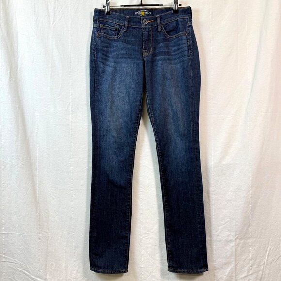 Lucky Brand Jeans Womens Sz 2/26 Sweet N Straight Low Rise Medium Wash Stretch - Picture 1 of 14